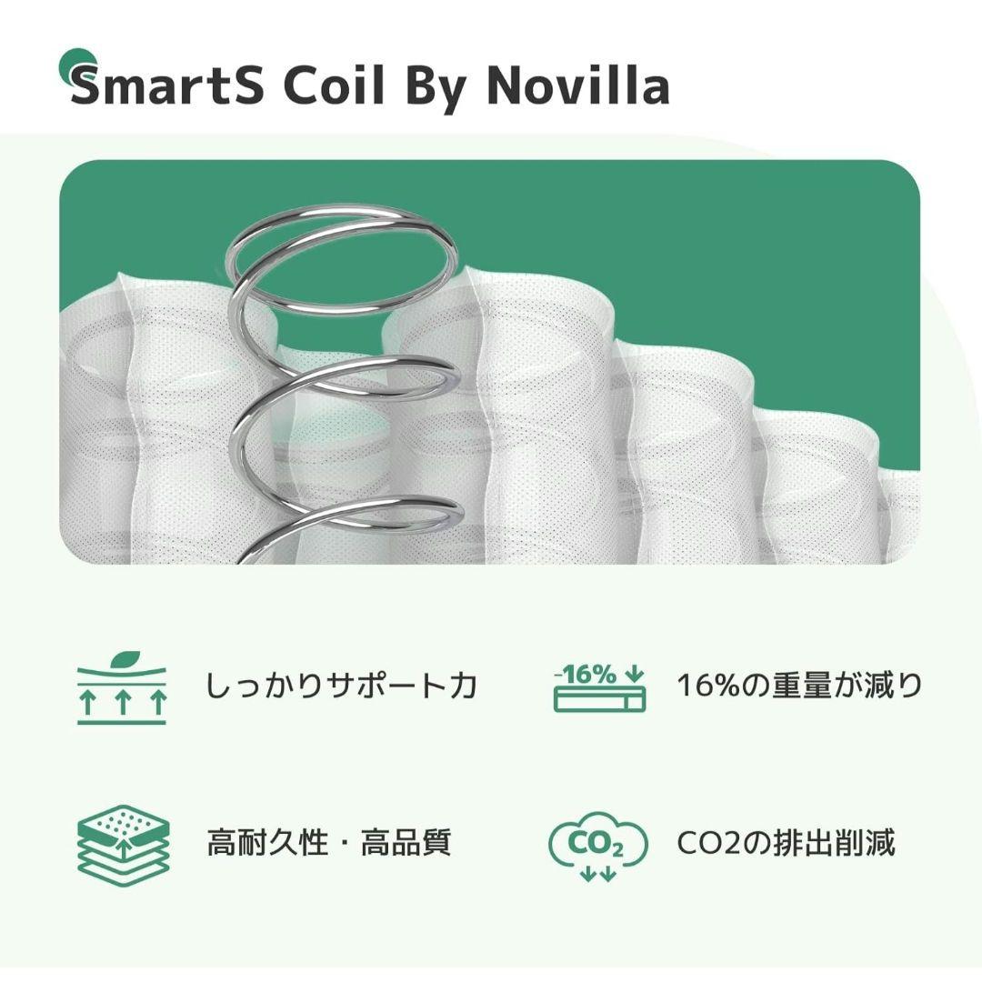 ★新品極厚20cm マットレス クイーン 高反発 コイルマット スプリング 圧縮