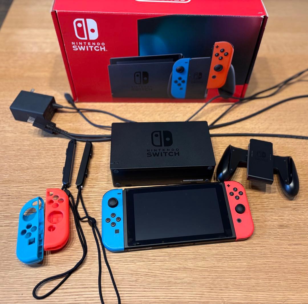 【箱あり】Nintendo Switch 本体 初期化済み 付属品完備 おまけ付