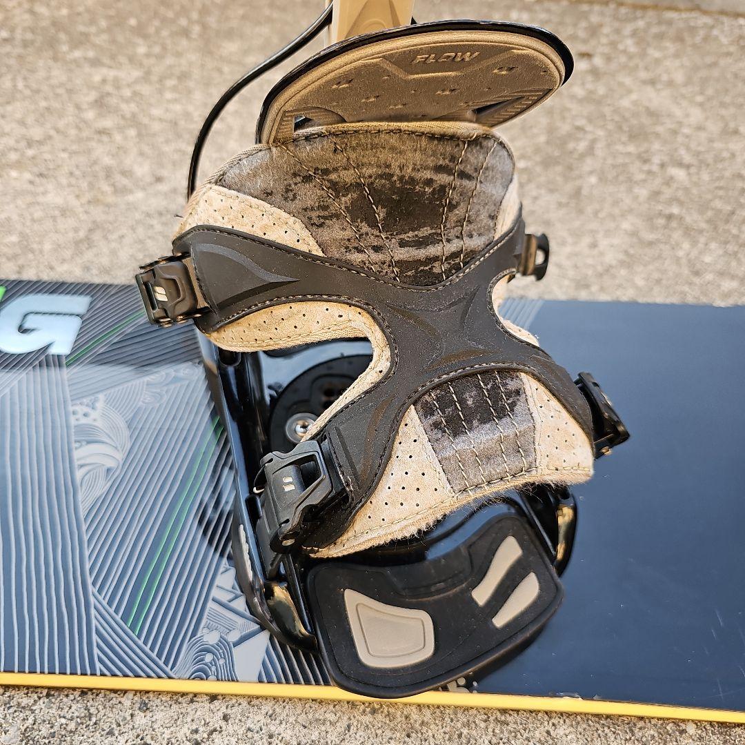 送料込み！BURTON ×FLOW スノーボードセット