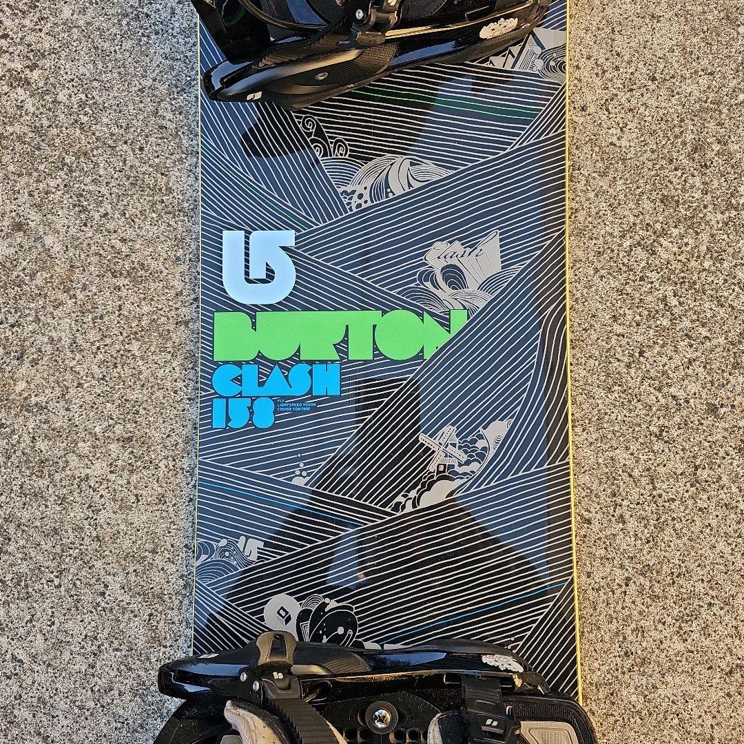 送料込み！BURTON ×FLOW スノーボードセット