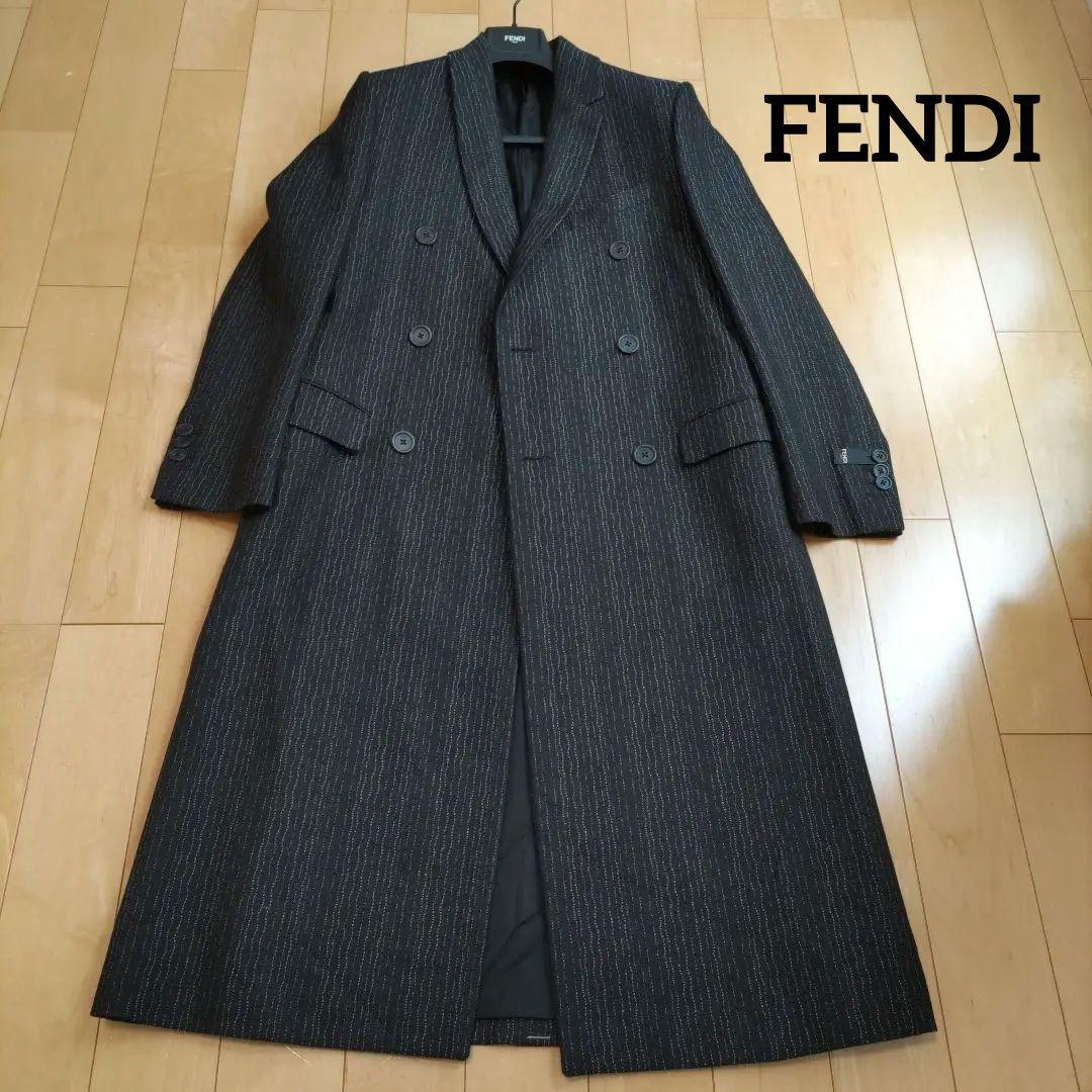 新品　FENDI　チェスターコートsize44