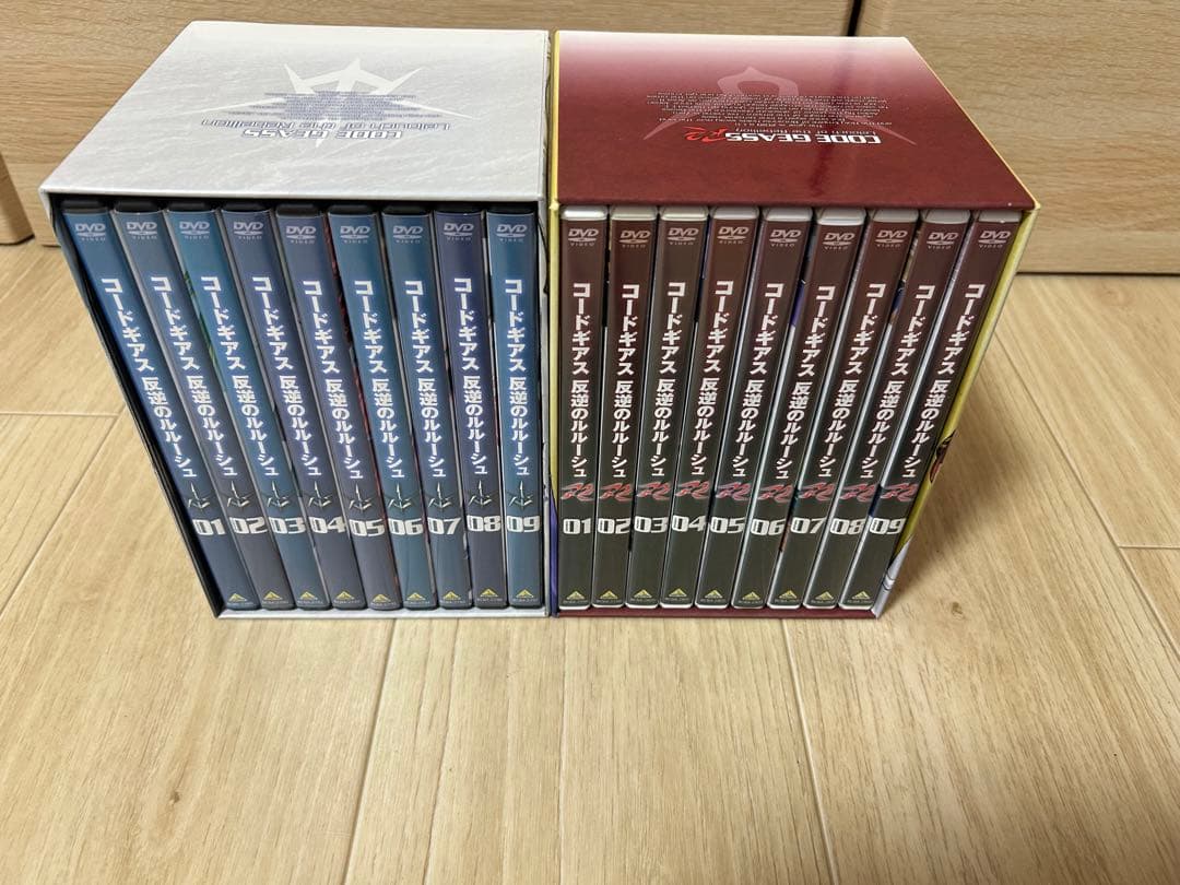 コードギアス 反逆のルルーシュ 第一期・第二期DVD 全18巻セット