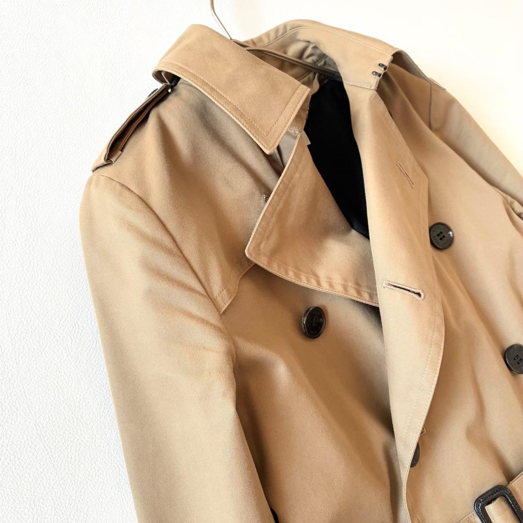HYKE　ハイク　トレンチコート　ウール ライナー付き　ロング丈　ベージュ