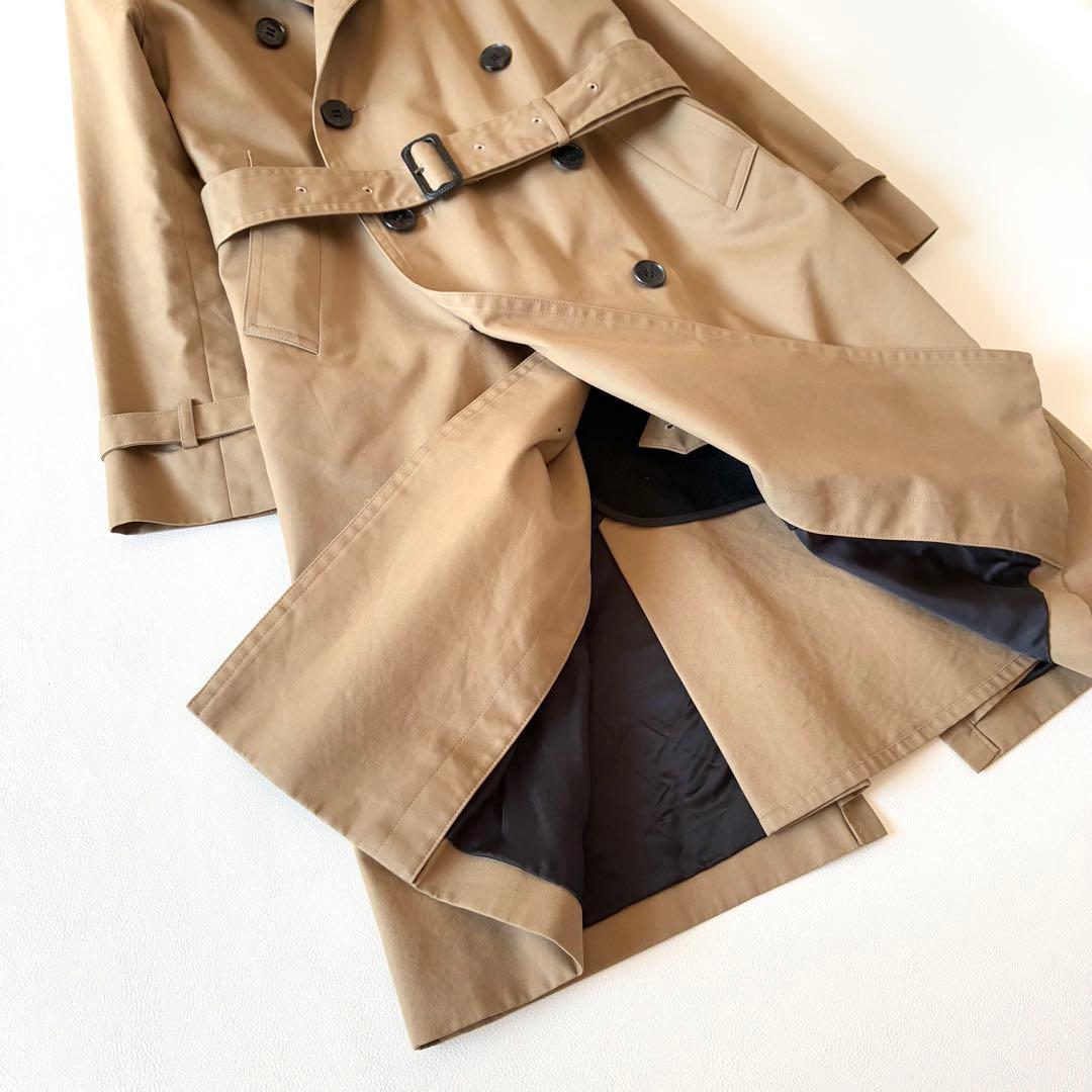 HYKE　ハイク　トレンチコート　ウール ライナー付き　ロング丈　ベージュ