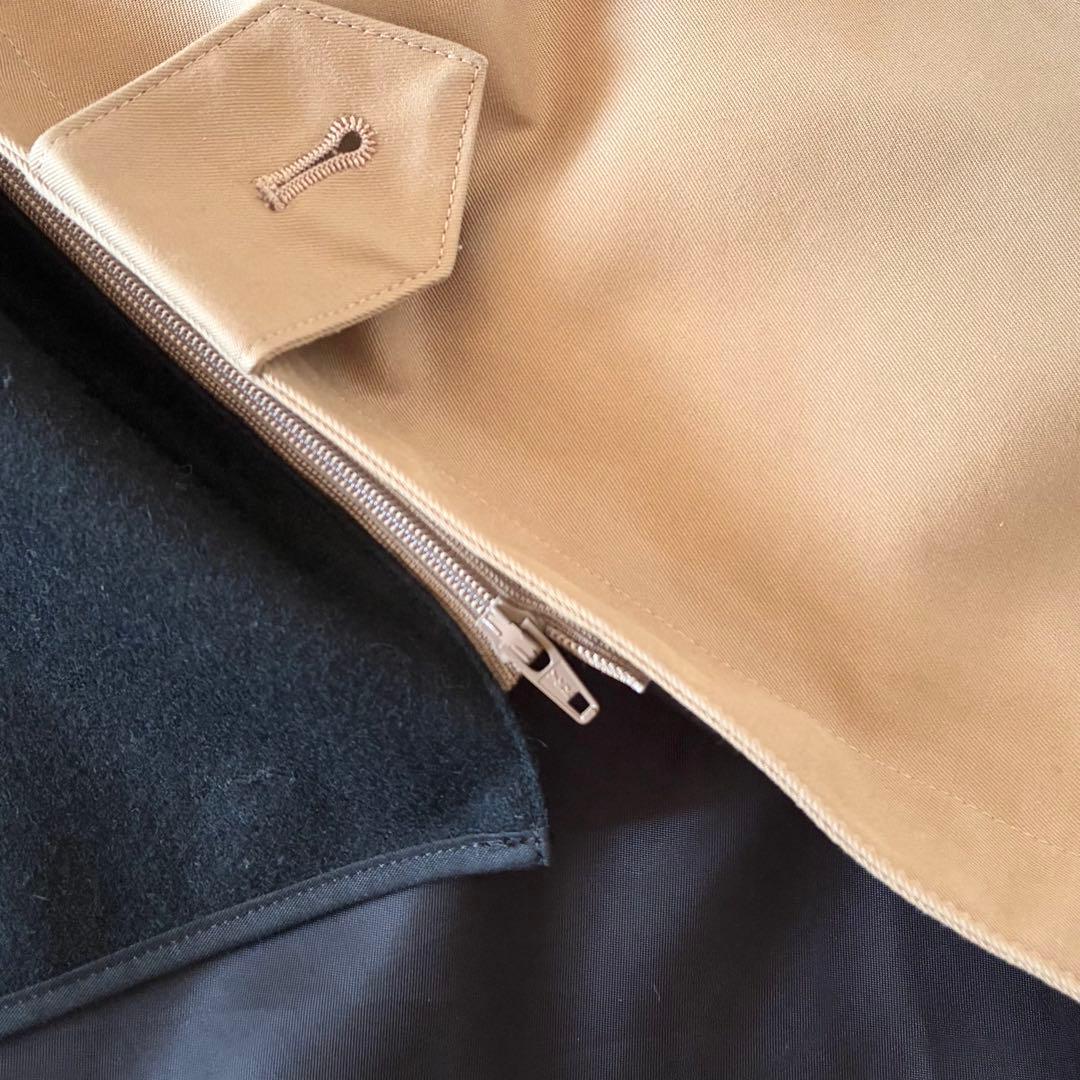 HYKE　ハイク　トレンチコート　ウール ライナー付き　ロング丈　ベージュ