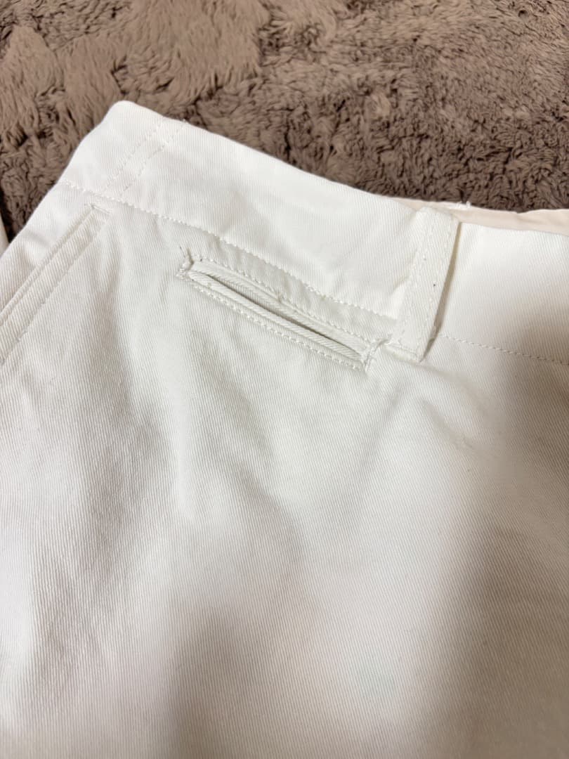 ナナミカ　nanamica チノパンツ ホワイト 36サイズ（XL相当）