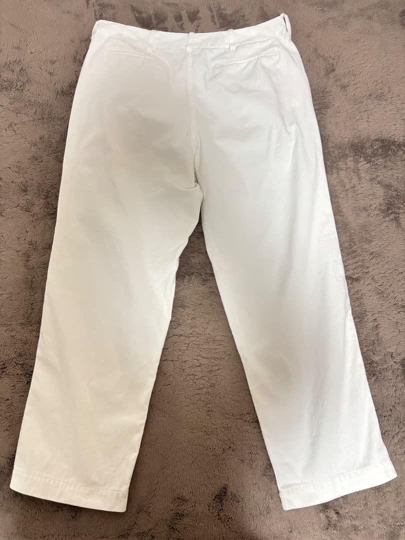 ナナミカ　nanamica チノパンツ ホワイト 36サイズ（XL相当）