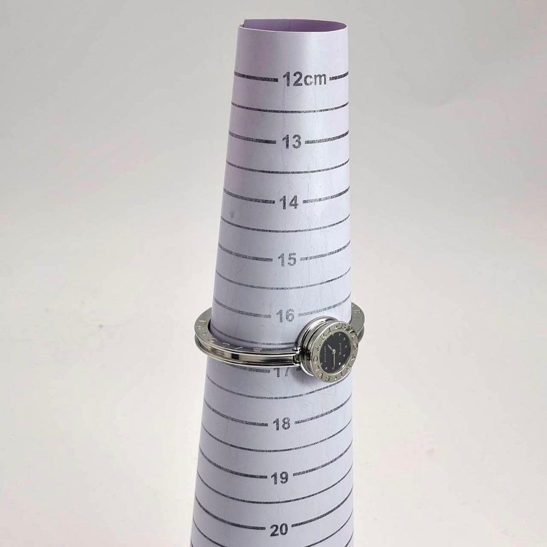 BVLGARI ビーゼロワン　BZ22S バングルウォッチ　黒文字盤　シルバー