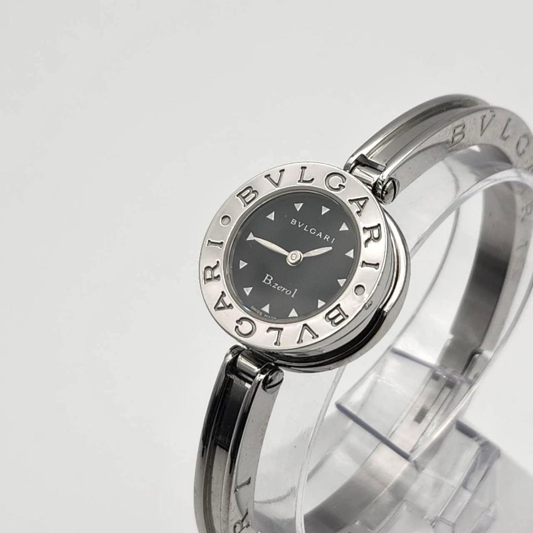 BVLGARI ビーゼロワン　BZ22S バングルウォッチ　黒文字盤　シルバー