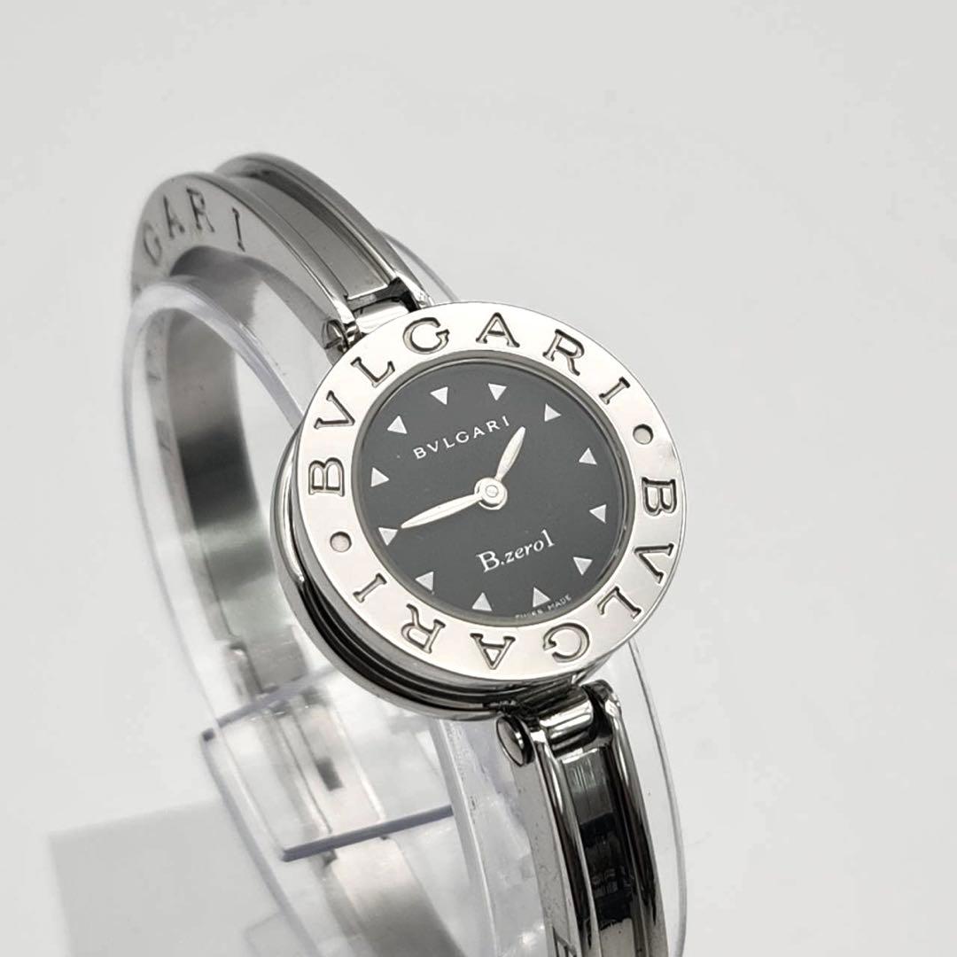 BVLGARI ビーゼロワン　BZ22S バングルウォッチ　黒文字盤　シルバー