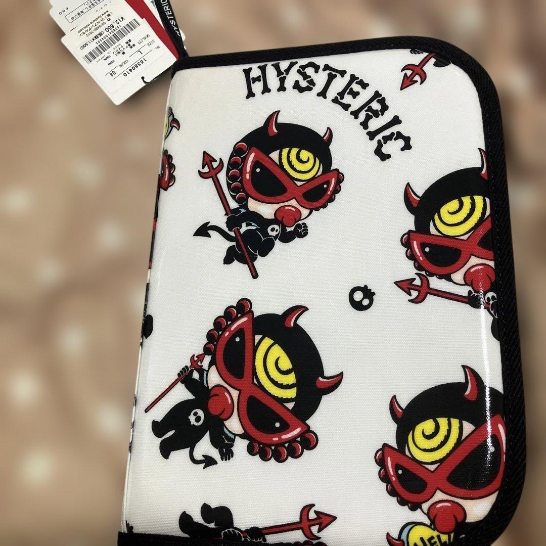 HYSTERIC MINI 母子手帳ケース ホワイト/レッド