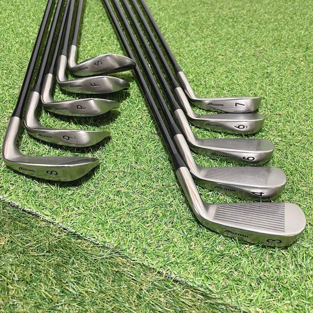 美品 レフティ Mizuno ZEPHYR メンズアイアン10本セット SR相当