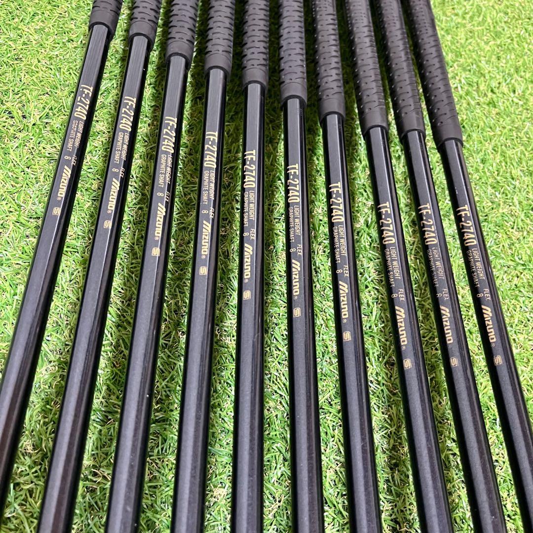 美品 レフティ Mizuno ZEPHYR メンズアイアン10本セット SR相当