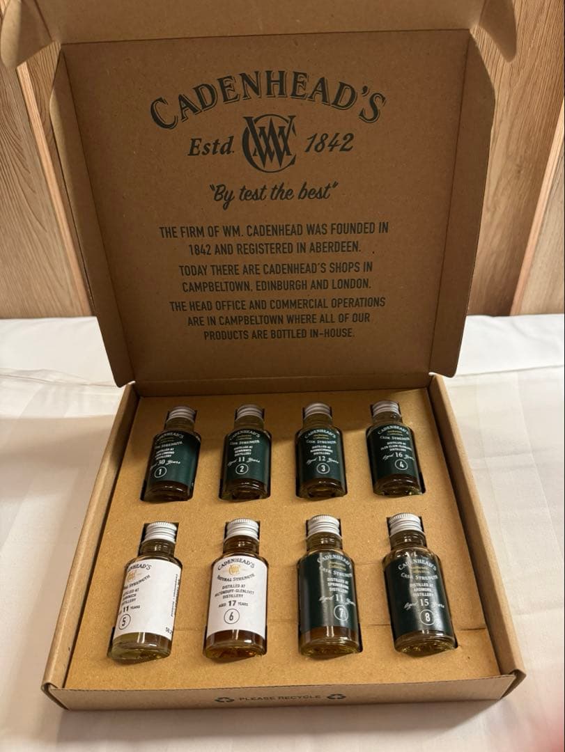 シ*キ様 CADENHEADS ケイデンヘッド　テイスティングセット