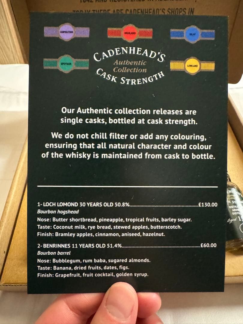 シ*キ様 CADENHEADS ケイデンヘッド　テイスティングセット