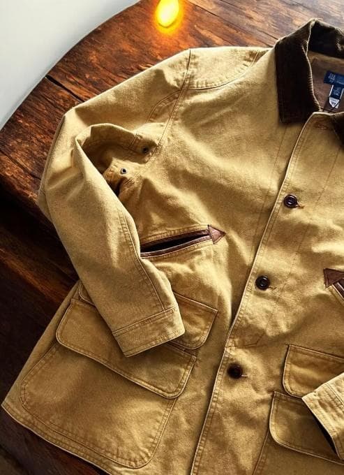 レモンサワーPolo Ralph Lauren ベージュカバーオール（L)