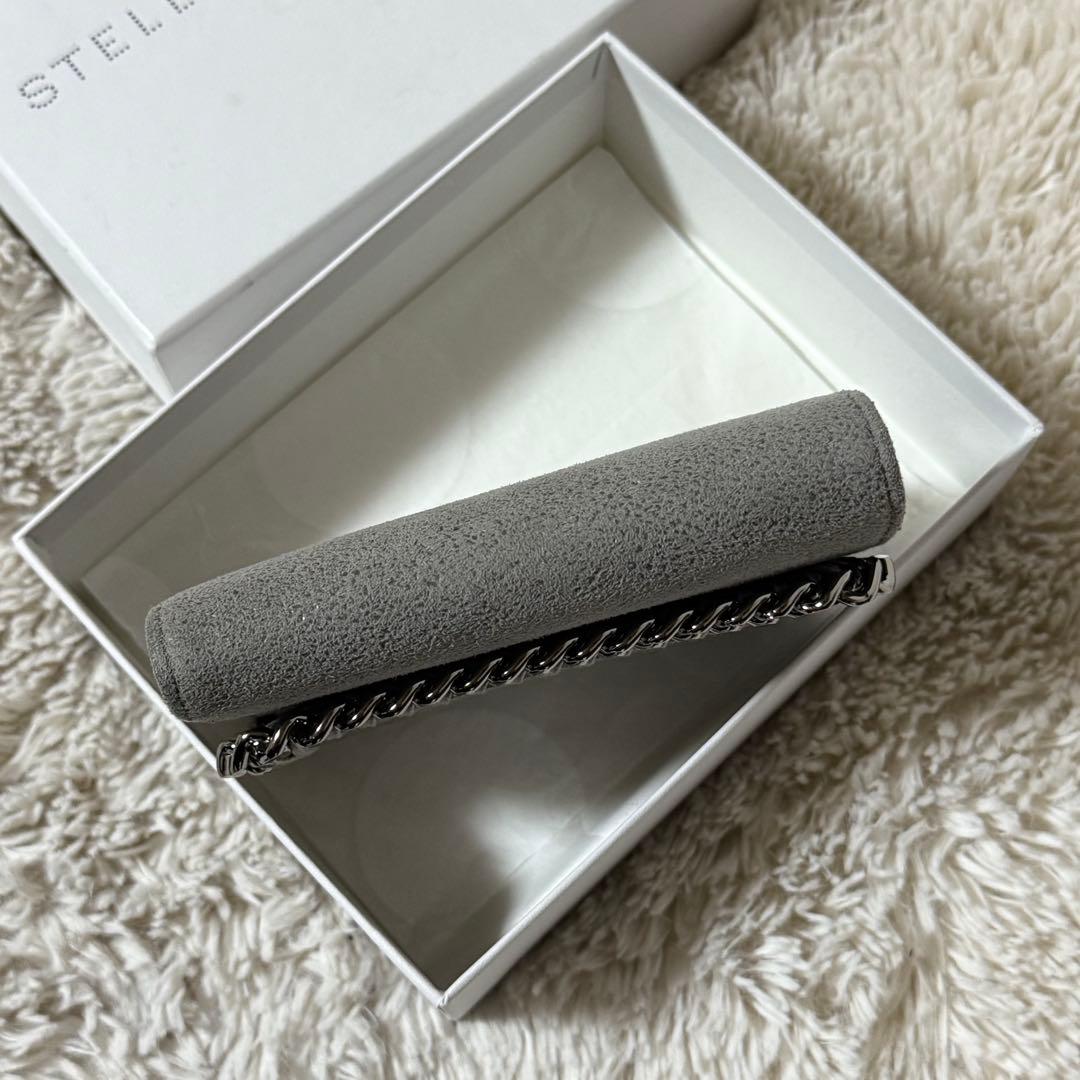 ⭐️未使用級⭐️　ステラマッカートニー　ファラベラ　三つ折り財布　ライトグレー