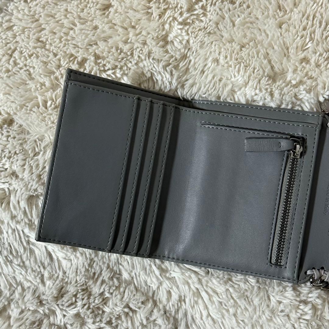 ⭐️未使用級⭐️　ステラマッカートニー　ファラベラ　三つ折り財布　ライトグレー