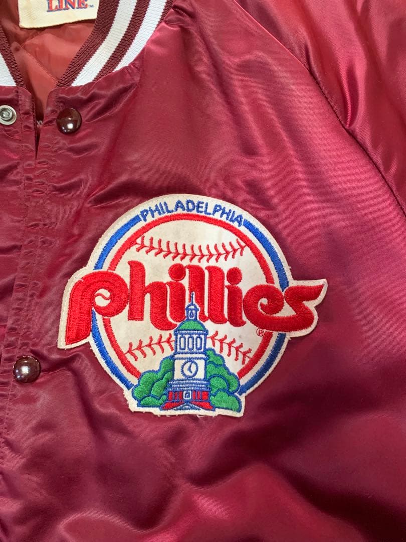 90s /USA製/ヴィンテージ/MLBフィリーズ/スタジャン/最終お値下げ