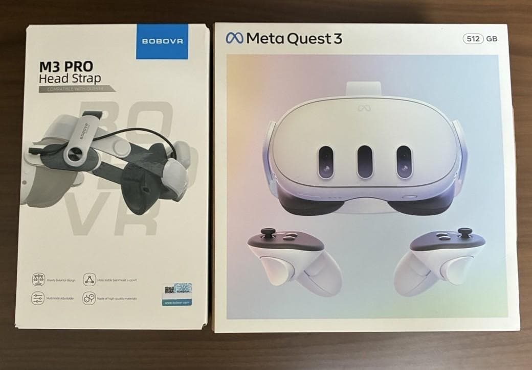  Quest 3 512GB + M3 PROヘッドストラップ