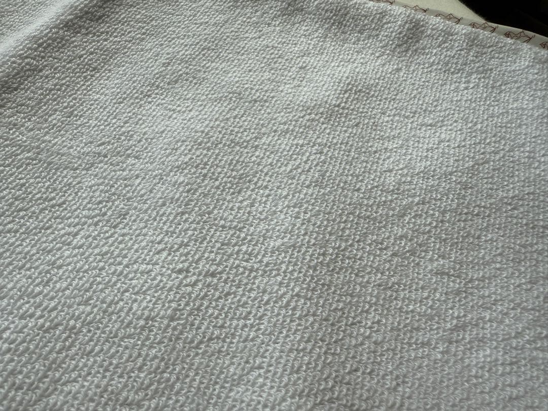 【美品】エルメス　ベビー　おくるみ&スタイセット　ブルー