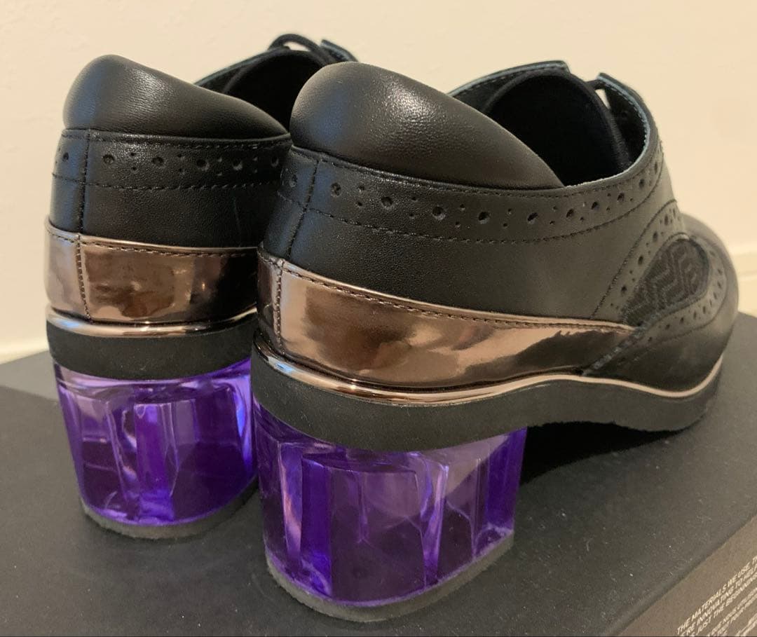 UNITEDNUDE Brogue ブラック クリアヒール