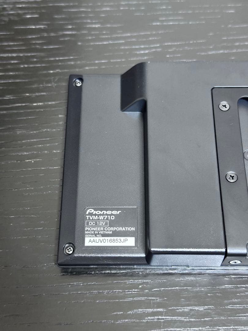 Pioneer carrozzeria 7V型ワイド モニター TVM-W710