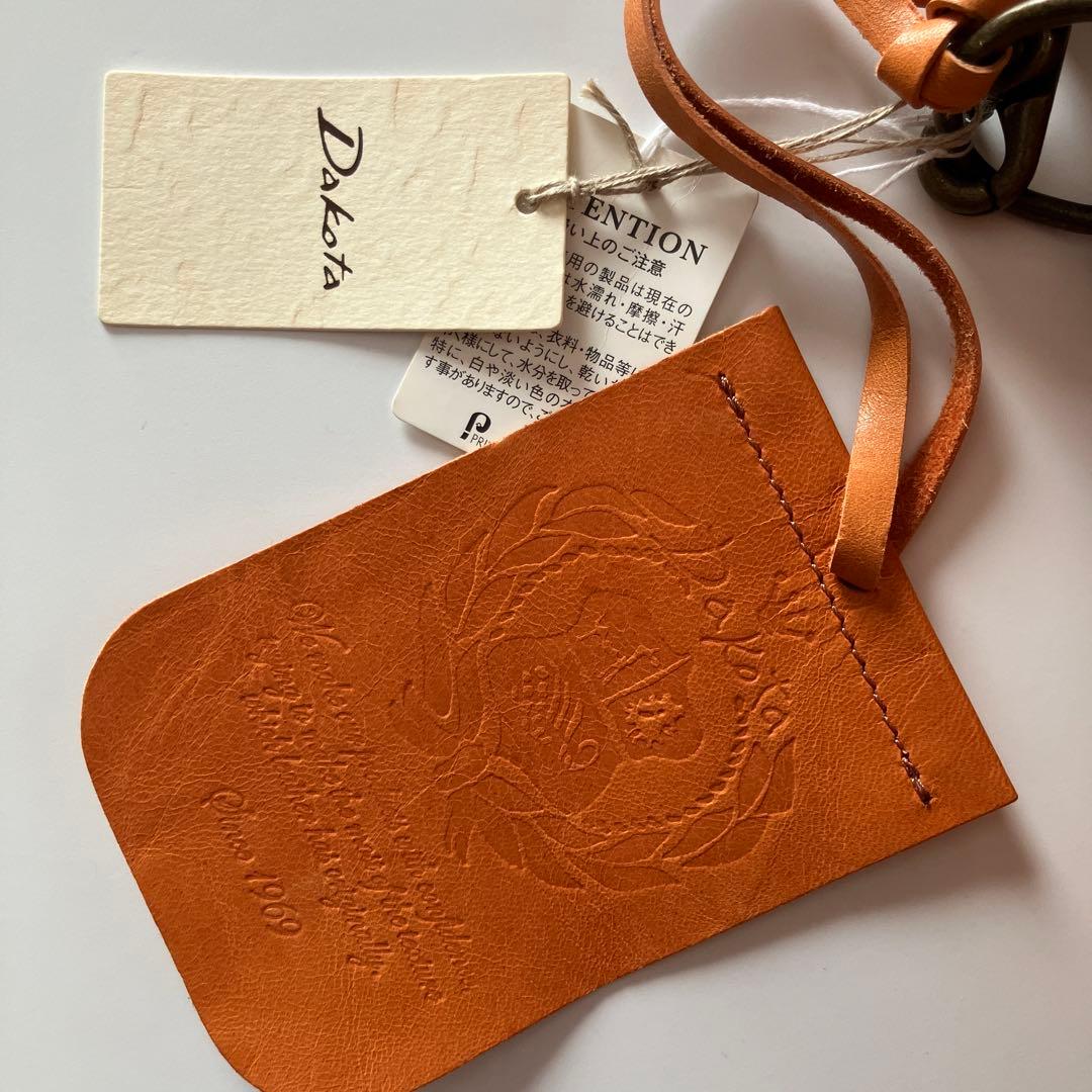 Dakota レザー ショルダーバッグ ブラウン