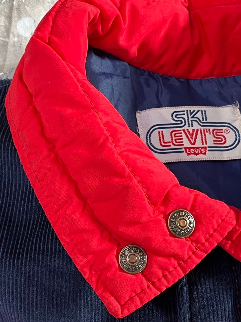 70sスキーリーバイスダウンベスト木村拓哉着用古着ビンテージSKILEVI'S