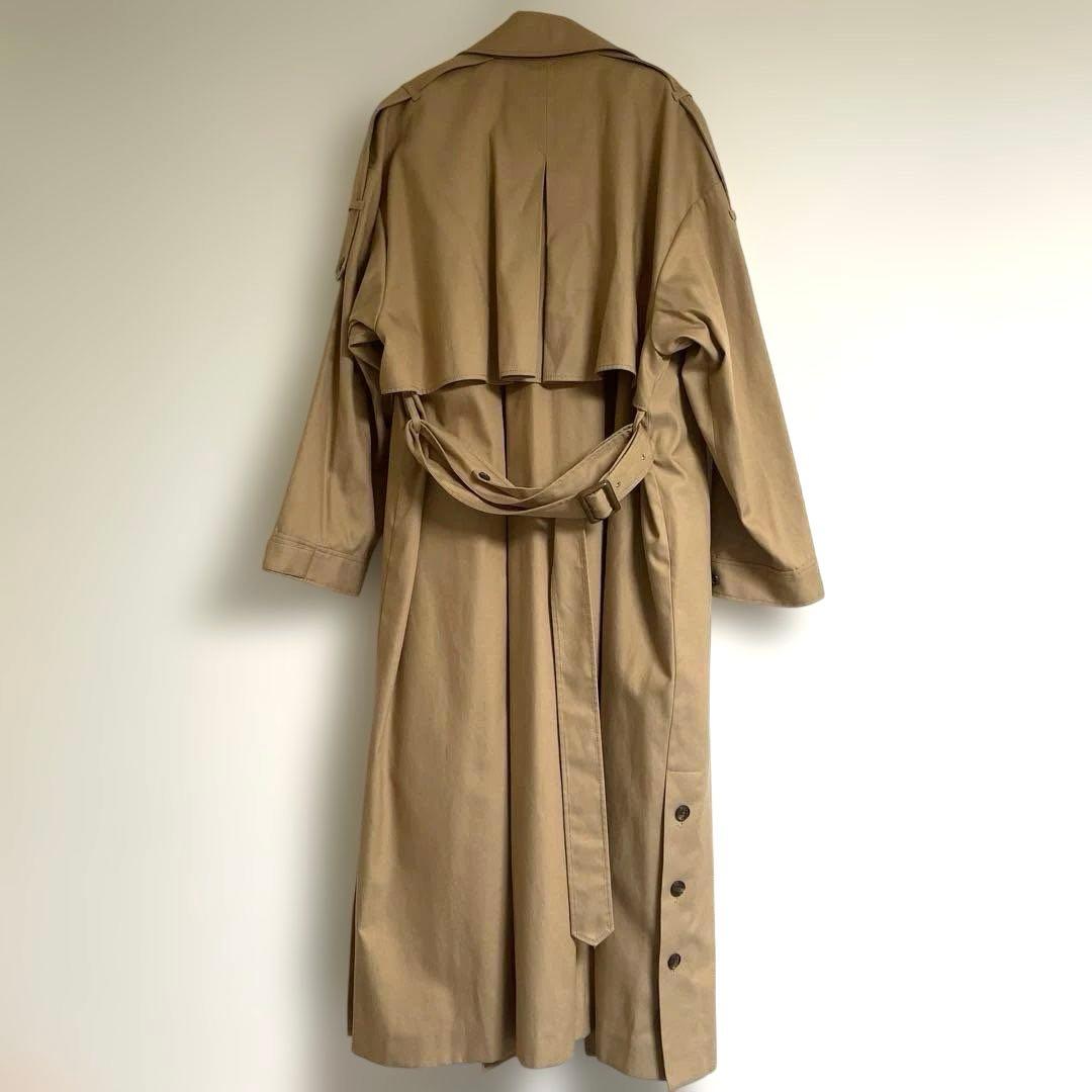 ◆希少◆ マドモアゼル　ロペ　ROPE' ギャバオーバートレンチコート　ベージュ