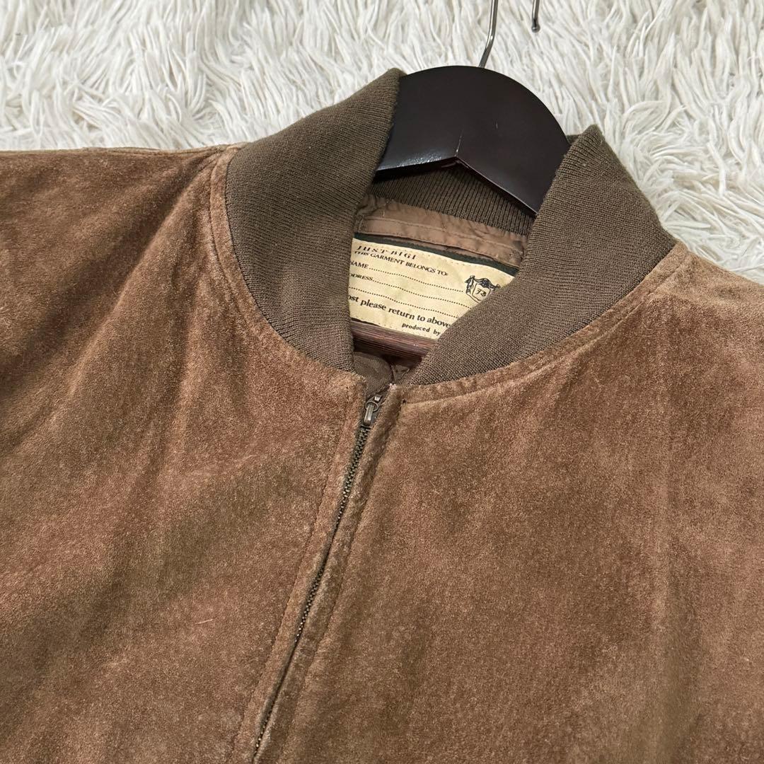 JUST BIGI　本革スエードブルゾン M