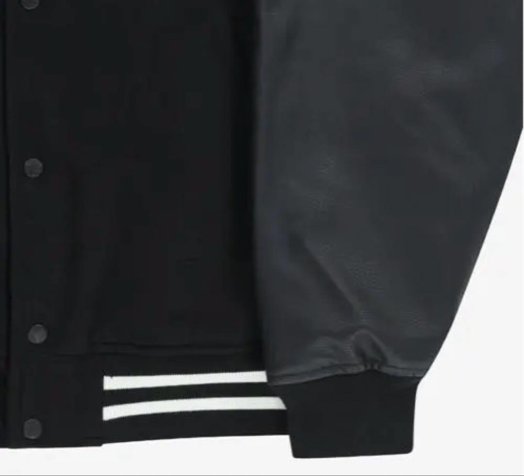 【ラス1！！韓国限定】VARSITY HEAT ジャケット/ブラックXXL