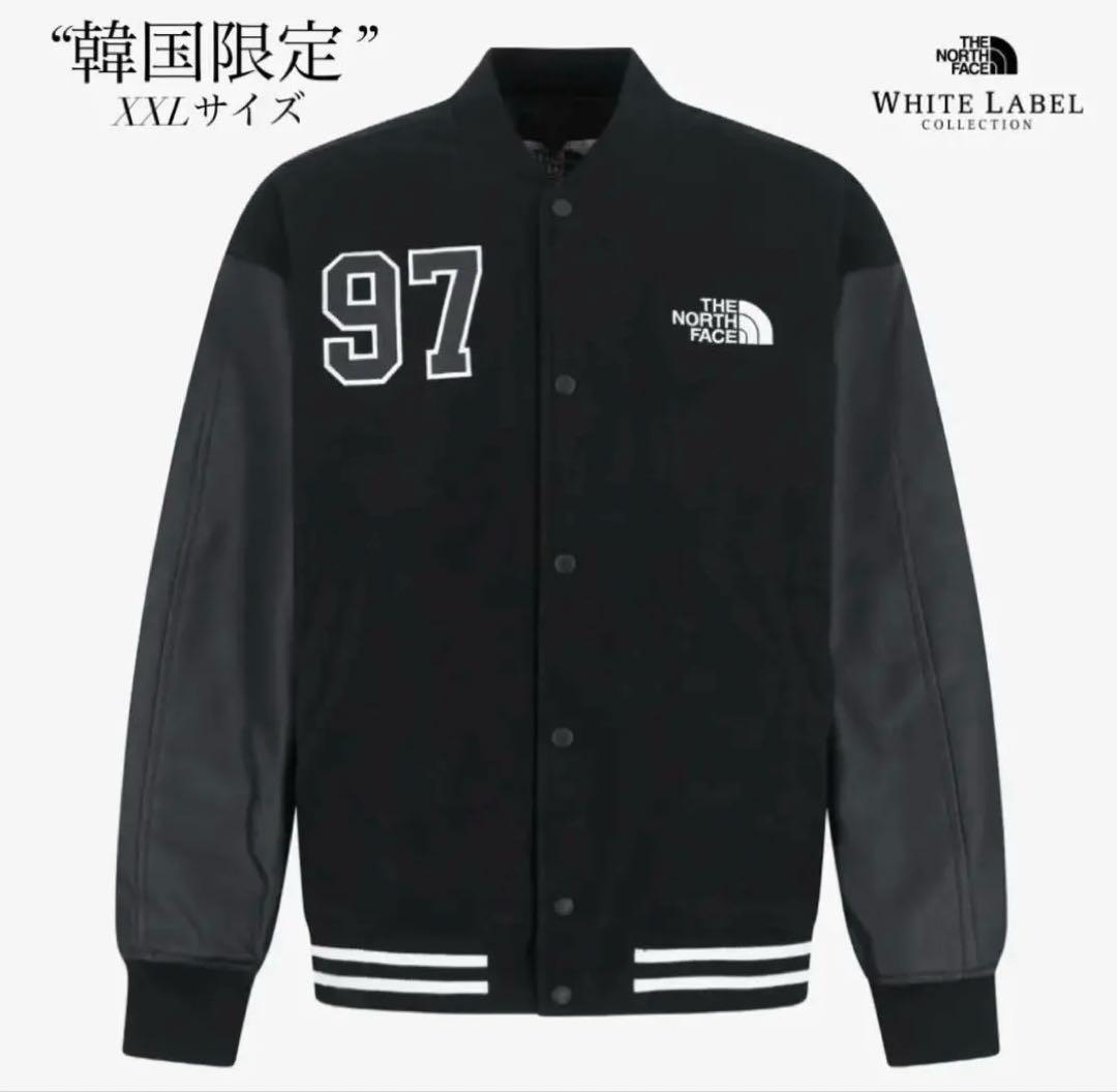 【ラス1！！韓国限定】VARSITY HEAT ジャケット/ブラックXXL