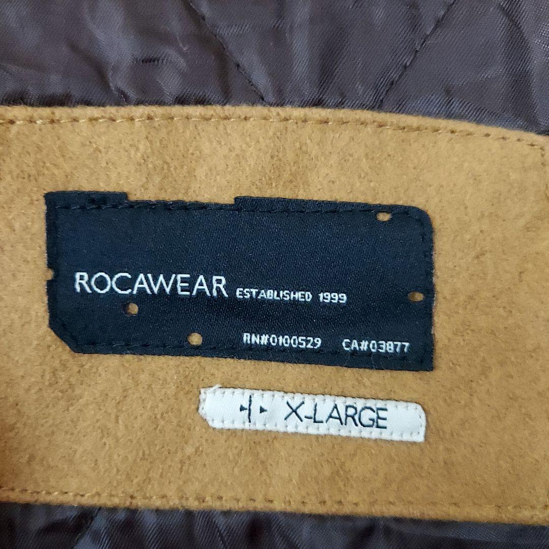 【ROCAWEAR】ロカウェア 背面ロゴ スタジャン エルボーパッチ 2XL相当