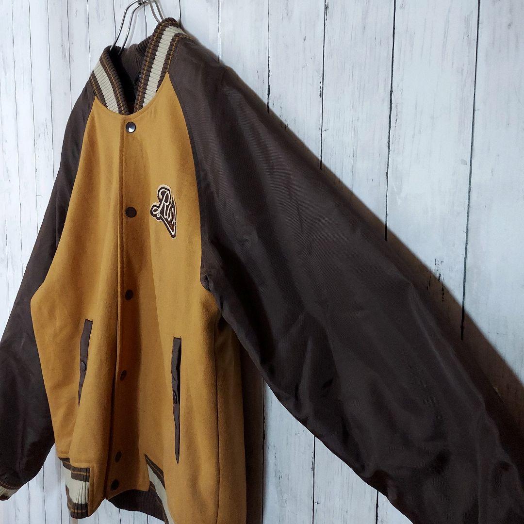 【ROCAWEAR】ロカウェア 背面ロゴ スタジャン エルボーパッチ 2XL相当