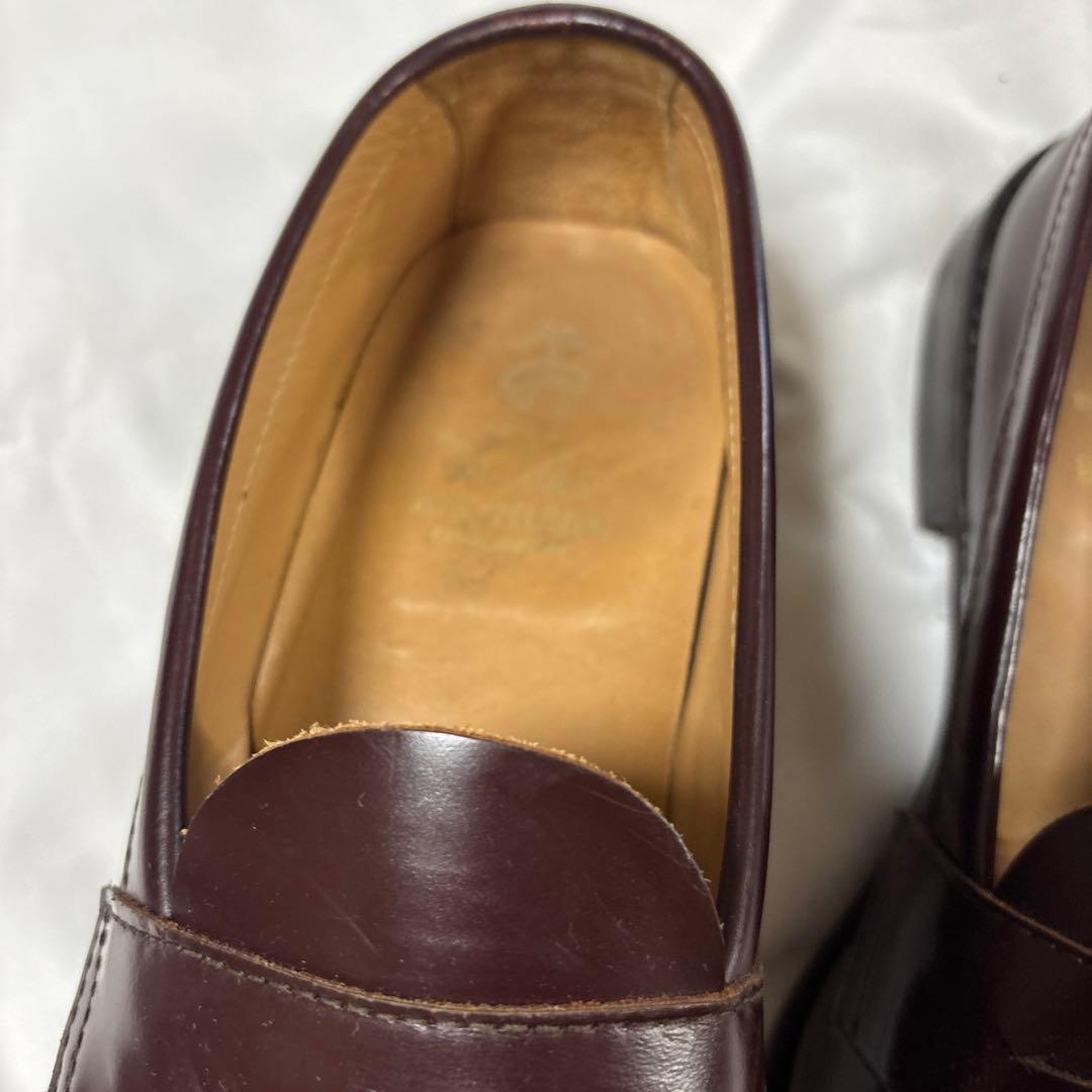 ブルックスブラザーズ　ダークブラウン レザー ローファー