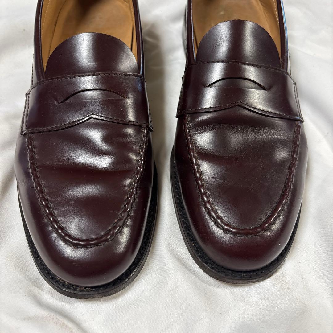 ブルックスブラザーズ　ダークブラウン レザー ローファー