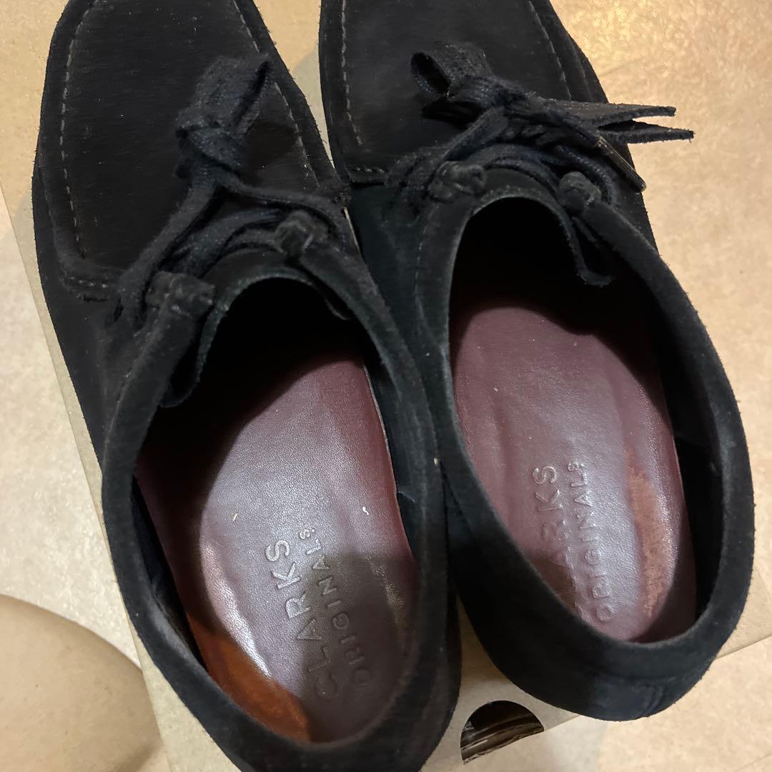 クラークス　オリジナルズ　ワラビー　ブラック　黒　27.5 スエード UK9.5