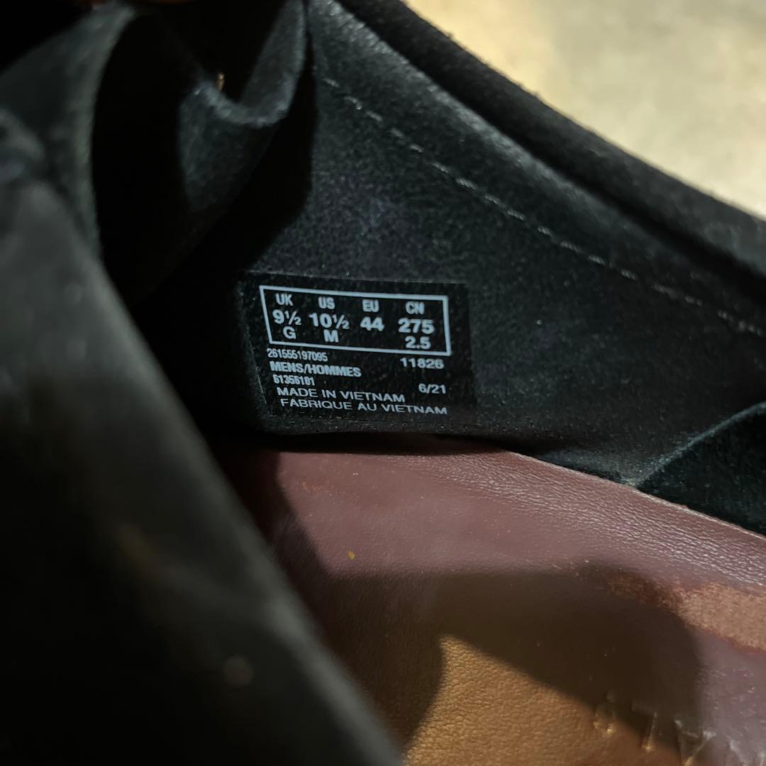 クラークス　オリジナルズ　ワラビー　ブラック　黒　27.5 スエード UK9.5