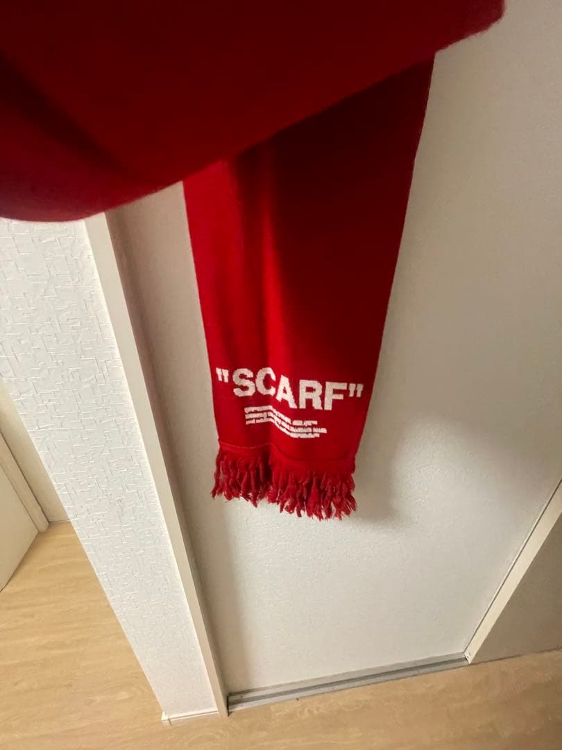 x*x様 off-white scarf マフラー　【ストリートファッション【