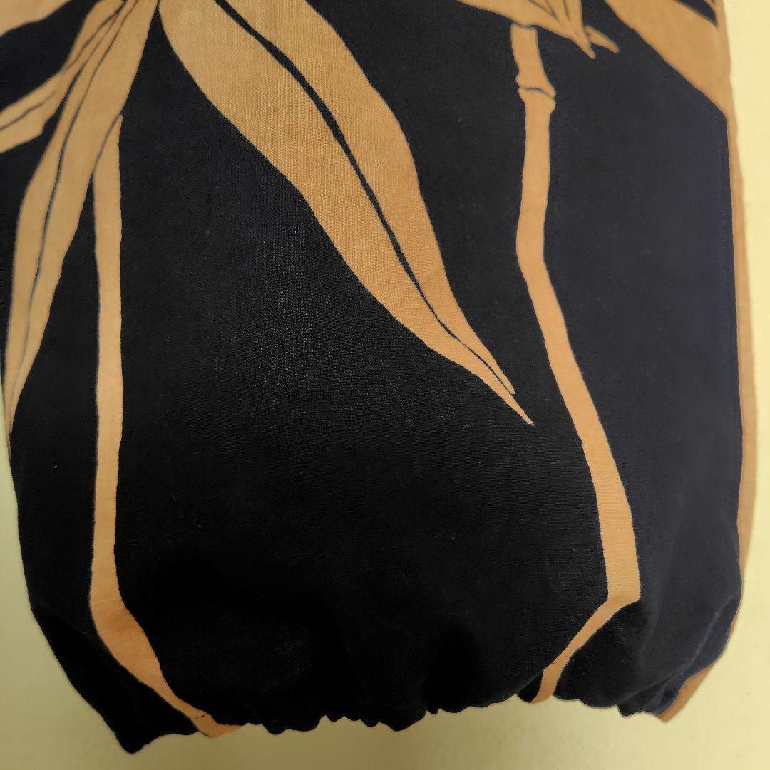 柿渋染めもんぺ【鯉空】ハンドメイド ワイドパンツ 季節手拭い 鯉のぼり 節句