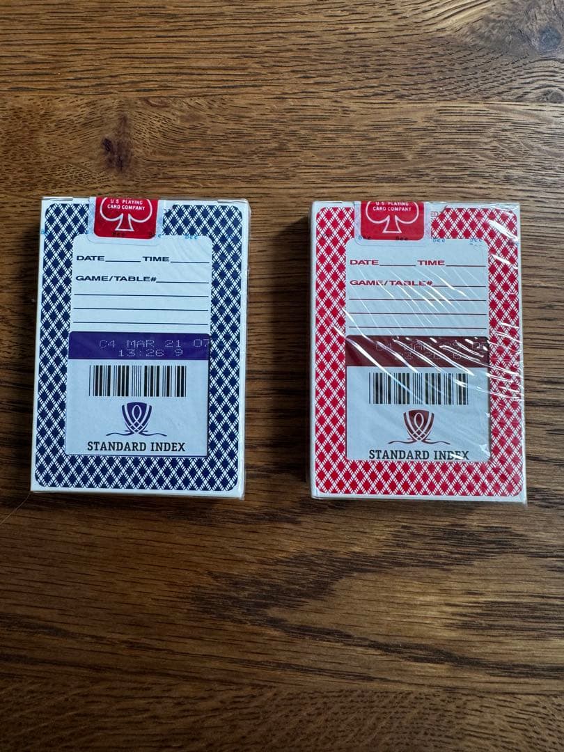 【新品未開封】Bee Wynn カジノデック 赤青2個セット