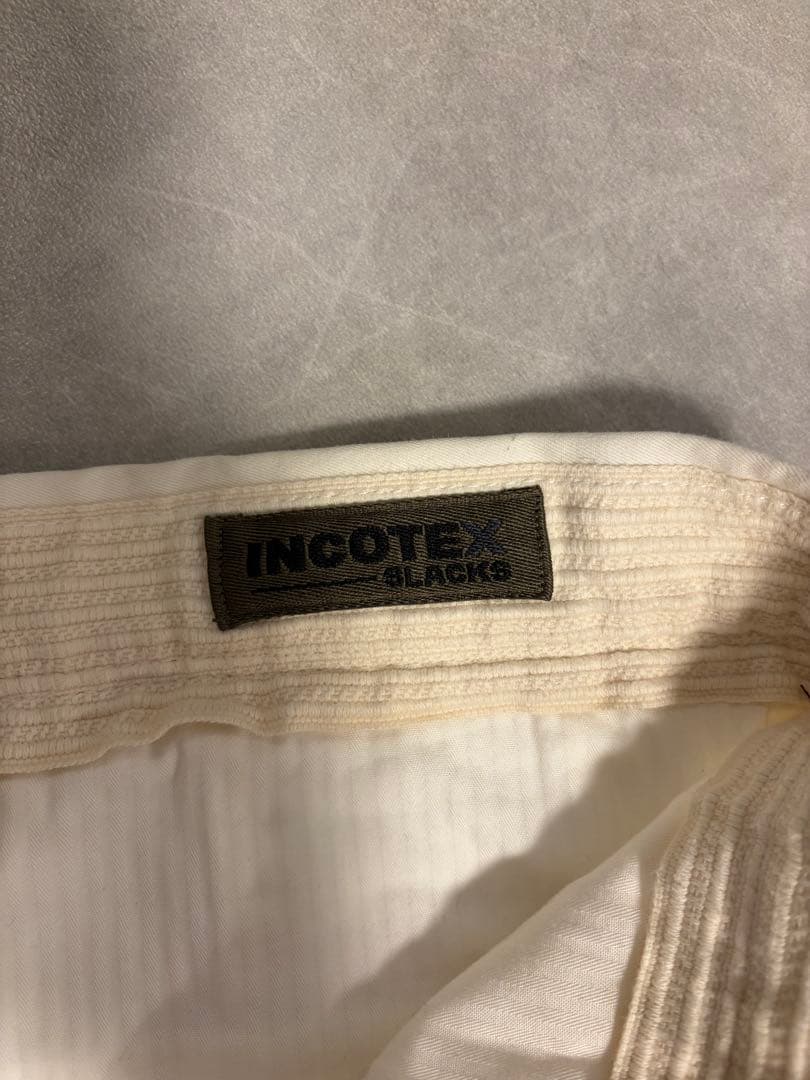 INCOTEX白 スラックス　size 32