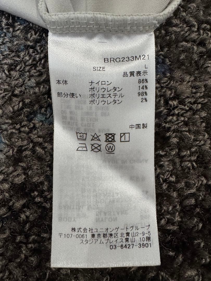 メンズウェア BRIEFING MS LS HALF ZIP SHIRT L