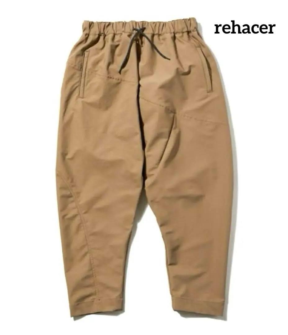 rehacer レアセル サルエルパンツ ベージュ
