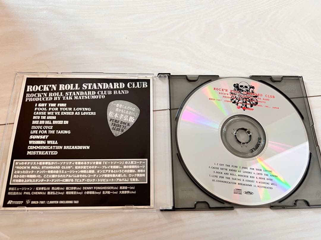 【非売品】B'z CD見本盤　松本孝弘Rock'n Roll Standard