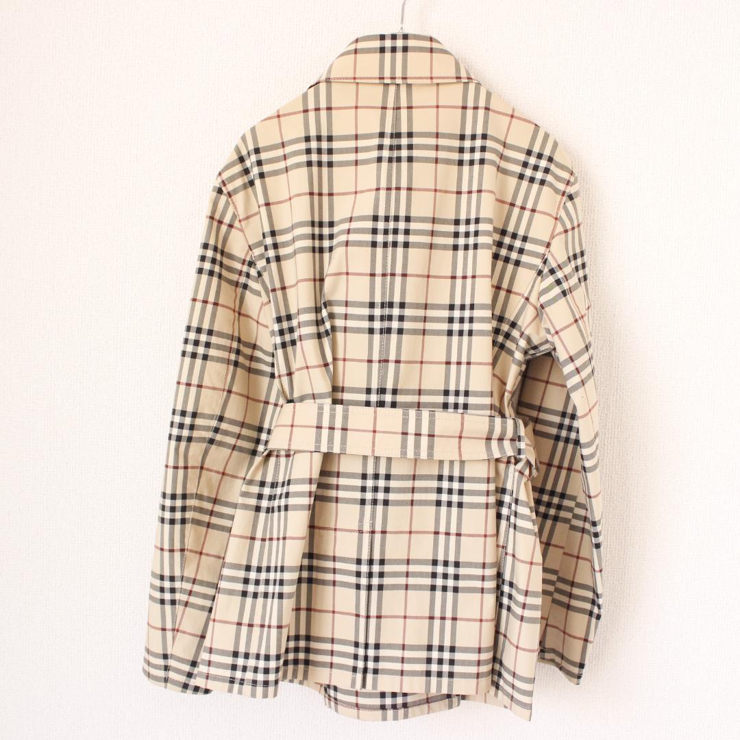 BURBERRY LONDON ノバチェックショートトレンチ M ベージュ