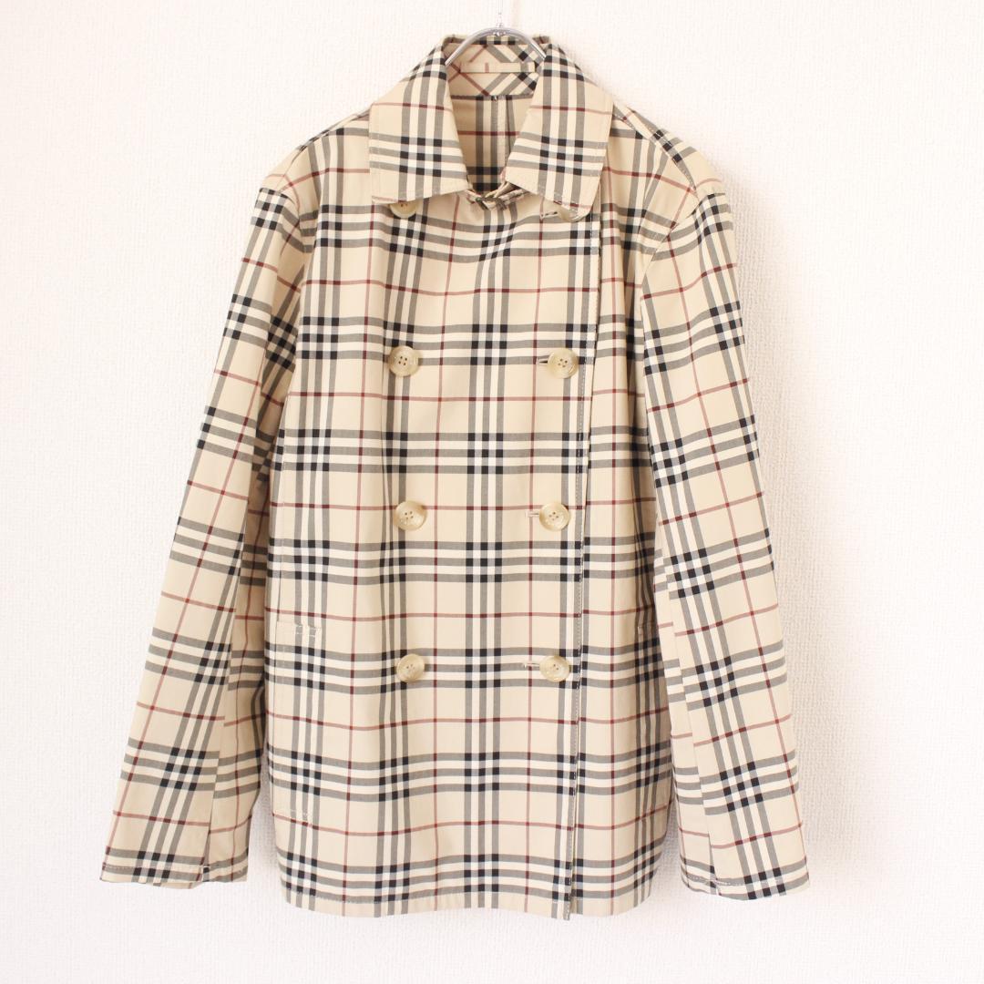 BURBERRY LONDON ノバチェックショートトレンチ M ベージュ
