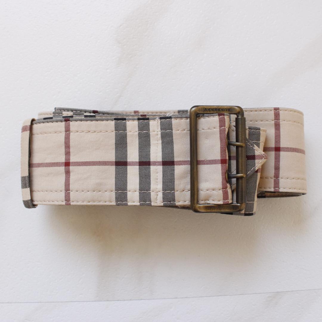 BURBERRY LONDON ノバチェックショートトレンチ M ベージュ