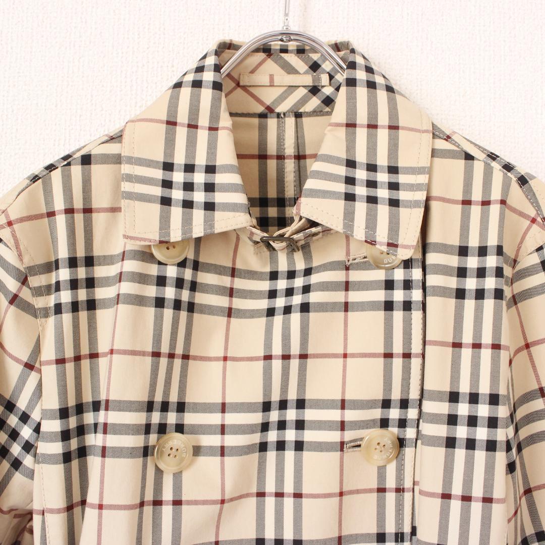 BURBERRY LONDON ノバチェックショートトレンチ M ベージュ